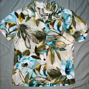Vintage Hawaiian Print Shirt